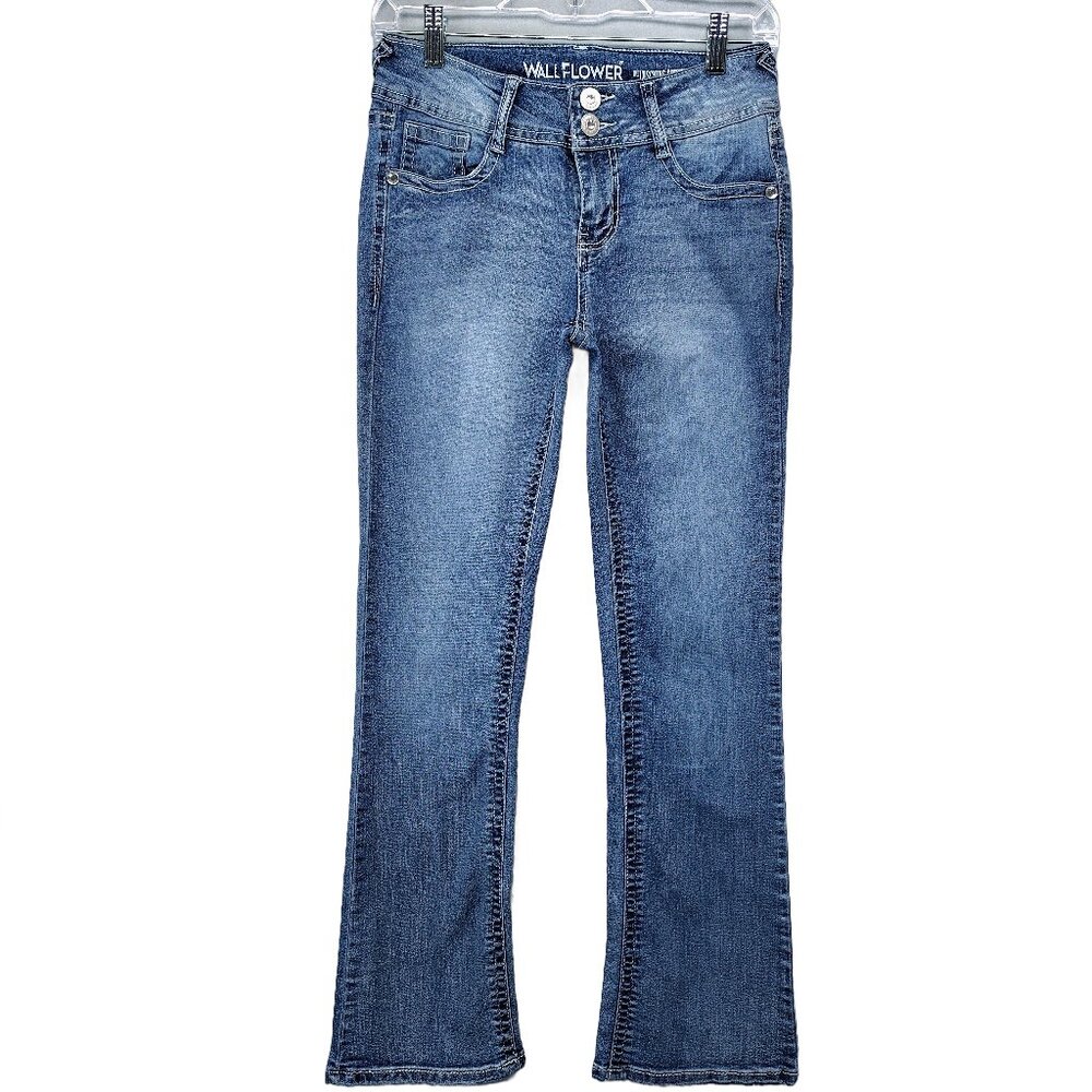 Wallflower Women's Blue Boot Cut Jeans